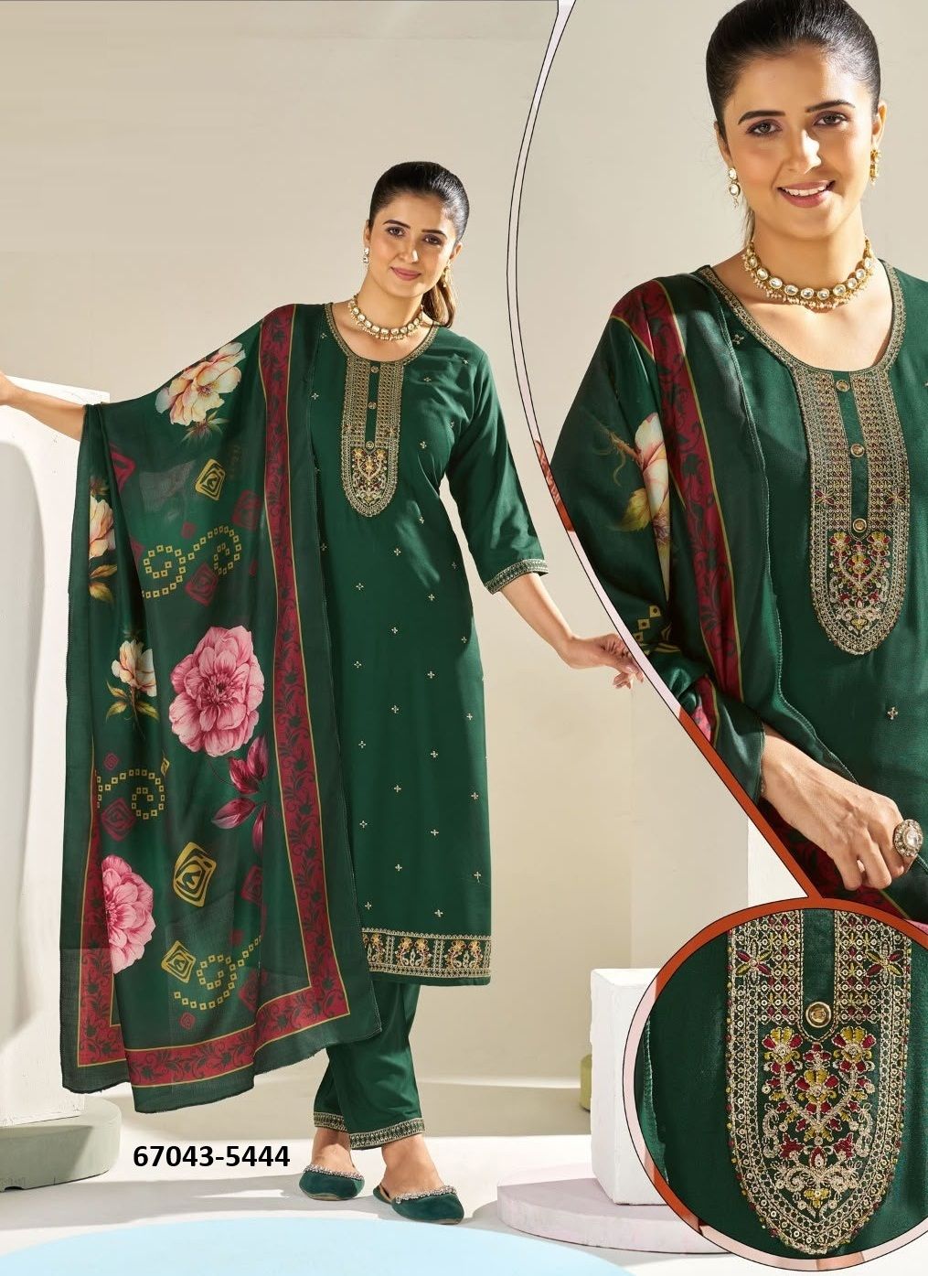 XARA - Catalog # 67043 (Set of 42 SIZE-SETS [Readymade Salwar Suits])