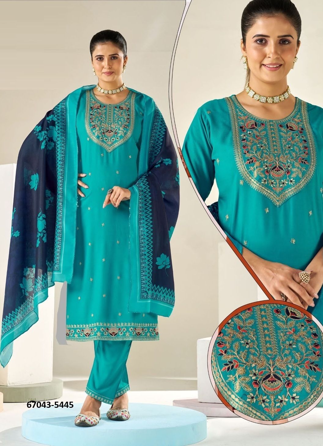 XARA - Catalog # 67043 (Set of 42 SIZE-SETS [Readymade Salwar Suits])