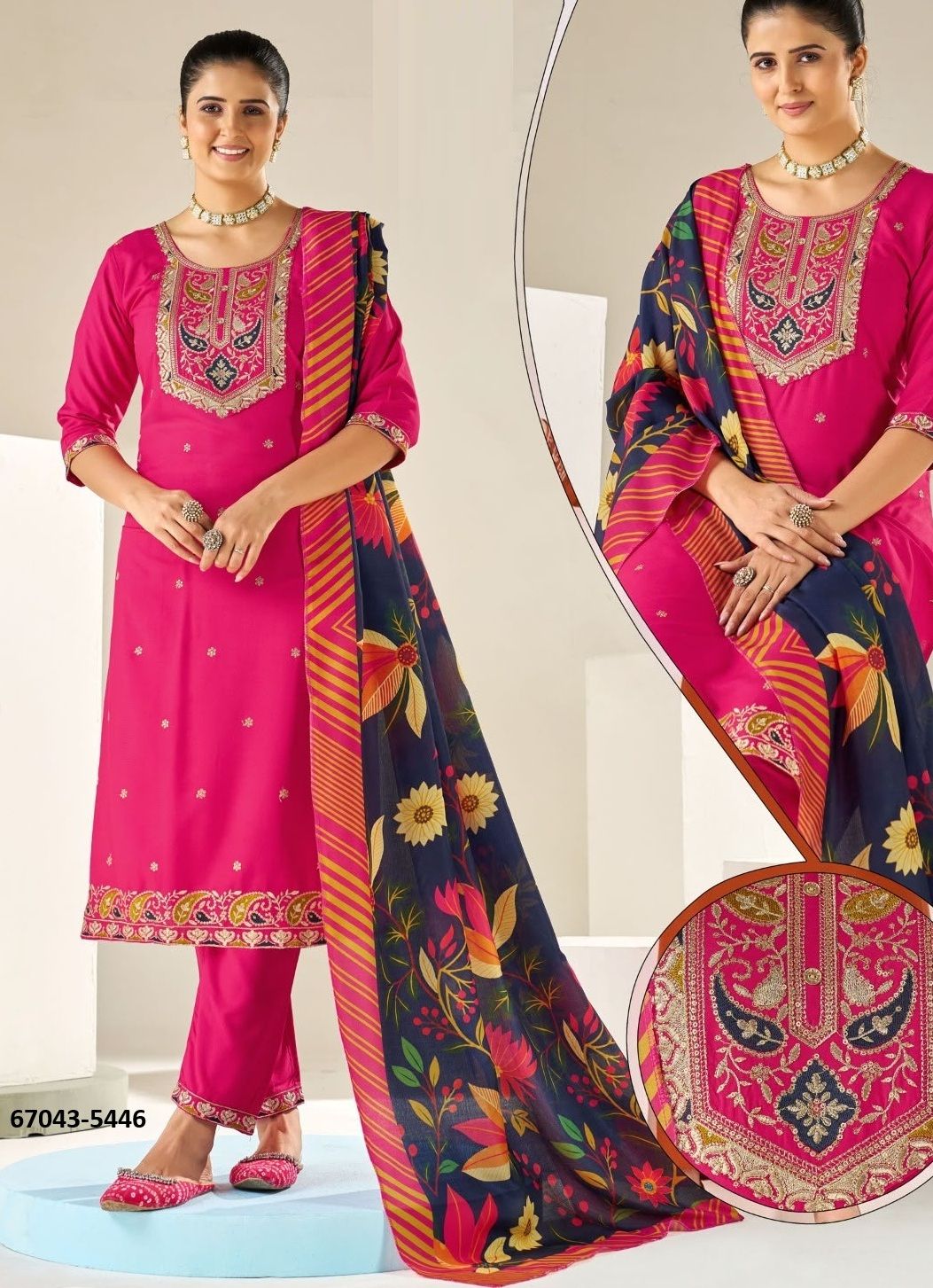 XARA - Catalog # 67043 (Set of 42 SIZE-SETS [Readymade Salwar Suits])