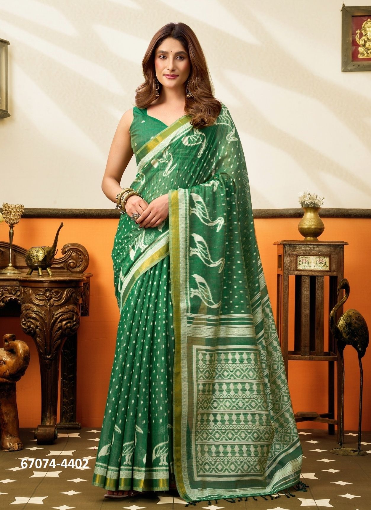 SANGEETA - Catalog # 67074 (Set of 6 Sarees) SANGEETA - Catalog # 67074 (Set of 6 Sarees)