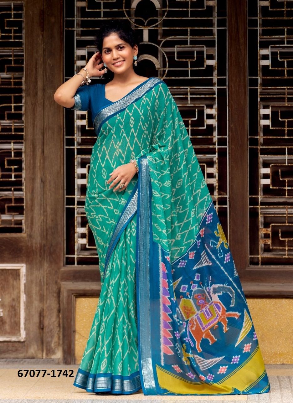 KIVARA - Catalog # 67077 (Set of 10 Sarees) KIVARA - Catalog # 67077 (Set of 10 Sarees)