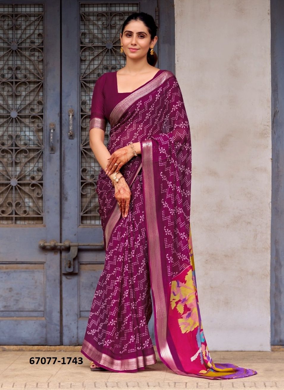 KIVARA - Catalog # 67077 (Set of 10 Sarees) KIVARA - Catalog # 67077 (Set of 10 Sarees)