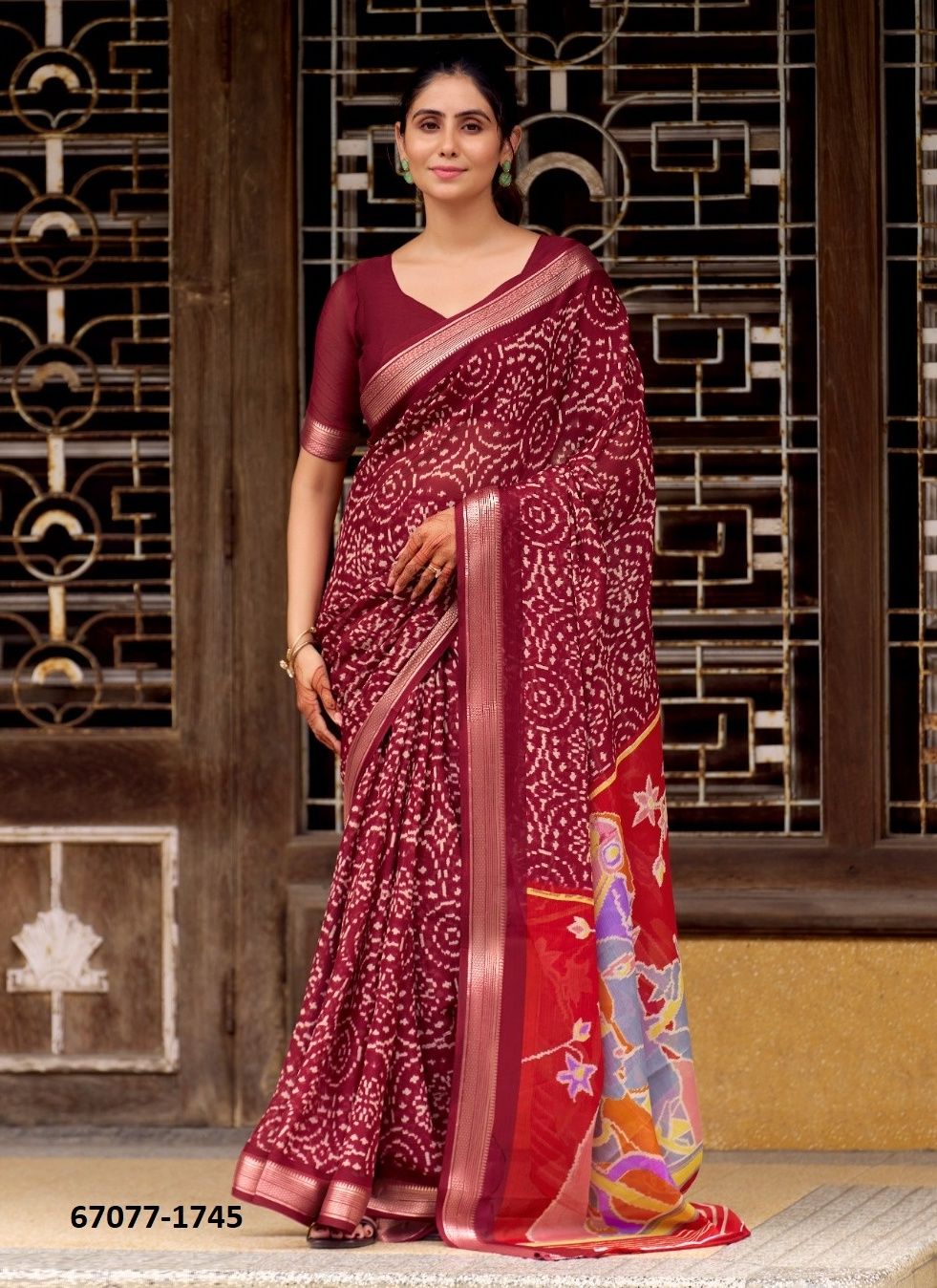 KIVARA - Catalog # 67077 (Set of 10 Sarees) KIVARA - Catalog # 67077 (Set of 10 Sarees)