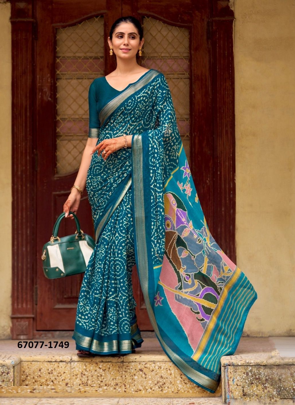 KIVARA - Catalog # 67077 (Set of 10 Sarees) KIVARA - Catalog # 67077 (Set of 10 Sarees)