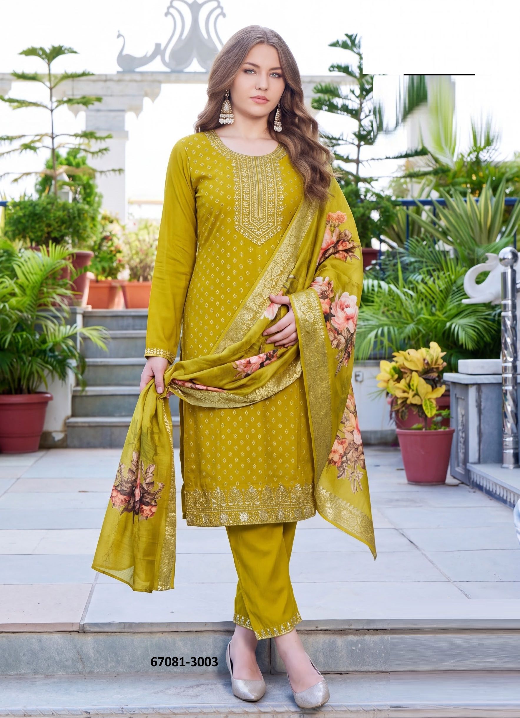 SHALIMAR - Catalog # 67081 (Set of 28 SIZE-SETS [Readymade Salwar Suits])