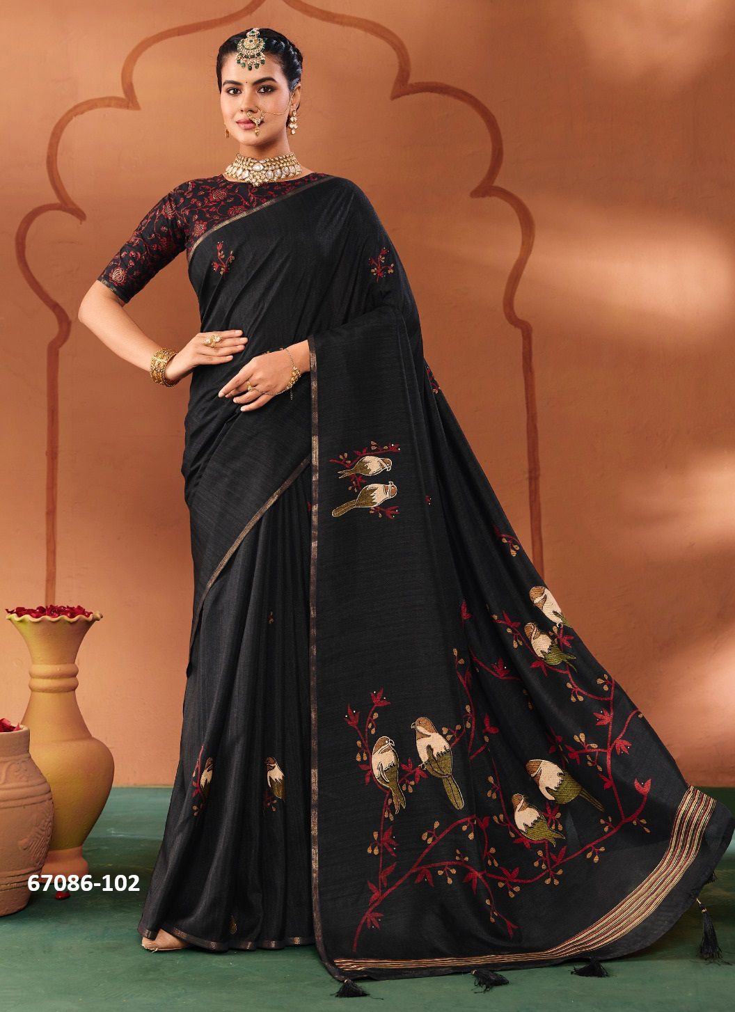 SAMITHRA - Catalog # 67086 (Set of 8 Sarees) SAMITHRA - Catalog # 67086 (Set of 8 Sarees)