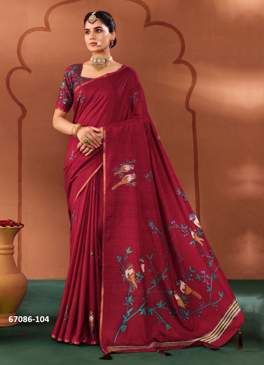 SAMITHRA - Catalog # 67086 (Set of 8 Sarees) SAMITHRA - Catalog # 67086 (Set of 8 Sarees)