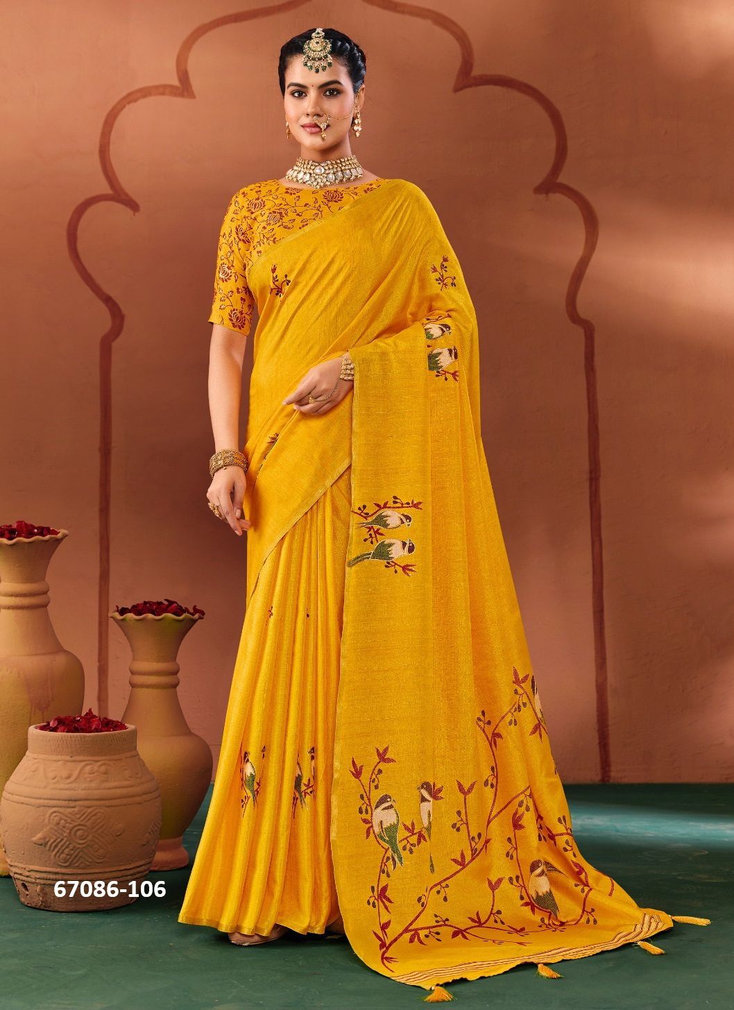 SAMITHRA - Catalog # 67086 (Set of 8 Sarees) SAMITHRA - Catalog # 67086 (Set of 8 Sarees)