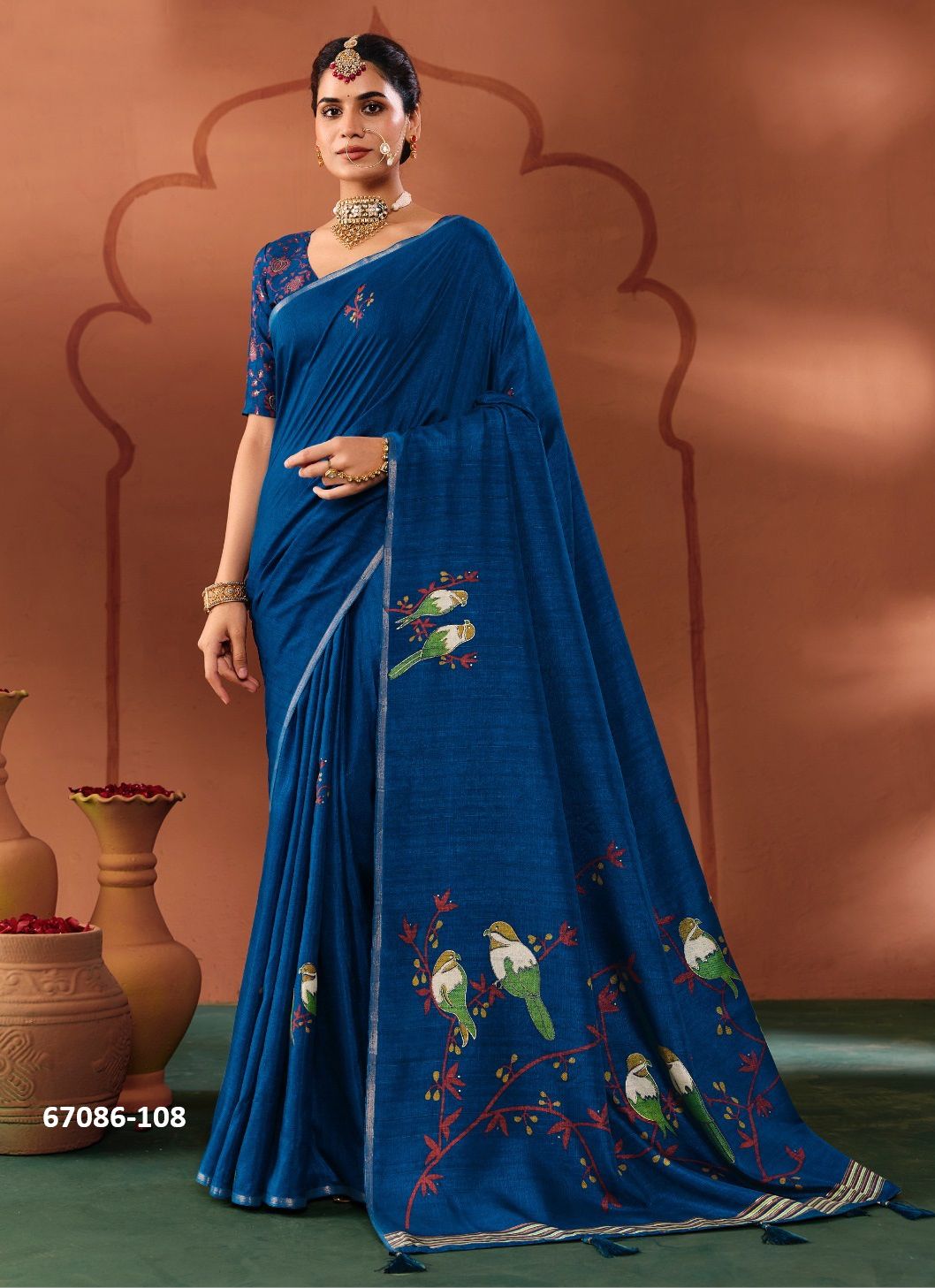 SAMITHRA - Catalog # 67086 (Set of 8 Sarees) SAMITHRA - Catalog # 67086 (Set of 8 Sarees)