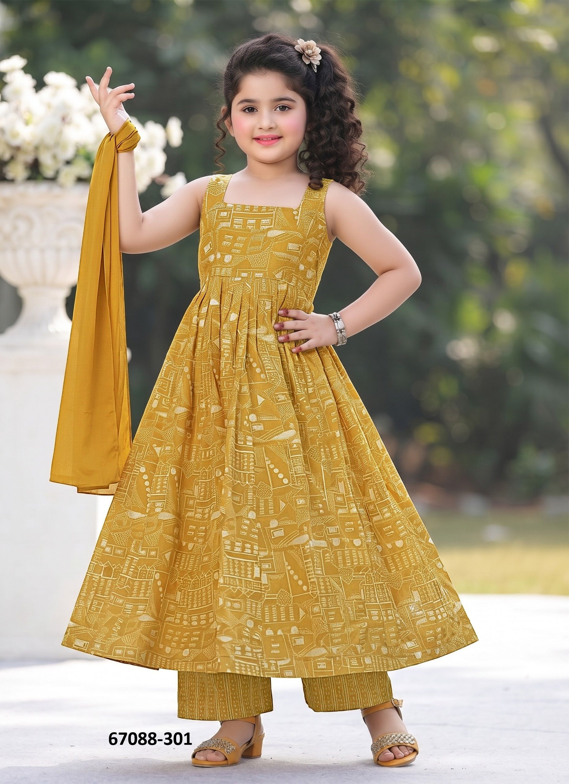 KIDS 3 - Catalog # 67088 (Set of 5 Readymade Salwar Suits) KIDS 3 - Catalog # 67088 (Set of 5 Readymade Salwar Suits)