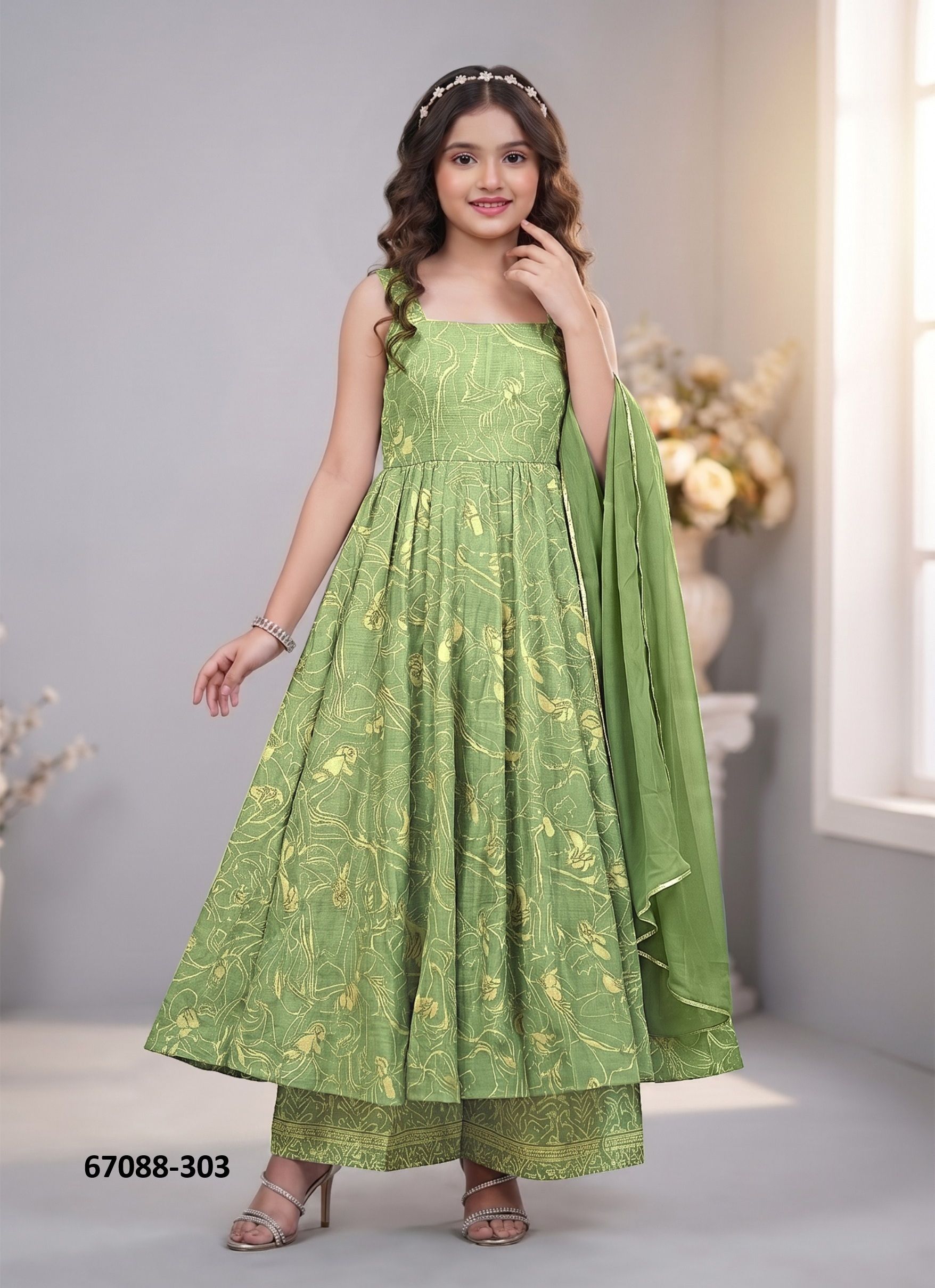KIDS 3 - Catalog # 67088 (Set of 5 Readymade Salwar Suits) KIDS 3 - Catalog # 67088 (Set of 5 Readymade Salwar Suits)