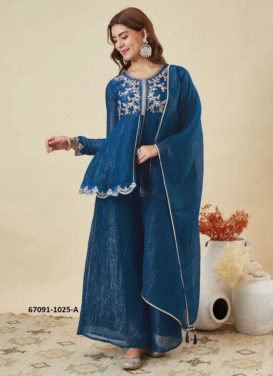 DEISGN 1025 - Catalog # 67091 (Set of 4 Readymade Salwar Suits) DEISGN 1025 - Catalog # 67091 (Set of 4 Readymade Salwar Suits)