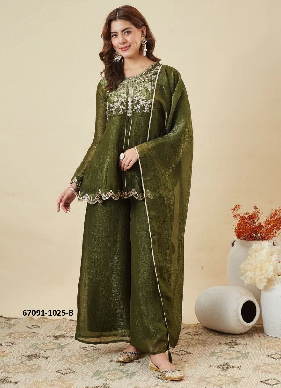 DEISGN 1025 - Catalog # 67091 (Set of 4 Readymade Salwar Suits) DEISGN 1025 - Catalog # 67091 (Set of 4 Readymade Salwar Suits)
