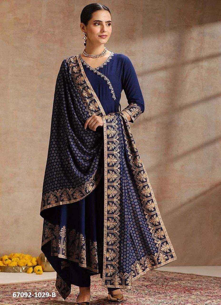 DEISGN 1029 - Catalog # 67092 (Set of 4 Readymade Salwar Suits) DEISGN 1029 - Catalog # 67092 (Set of 4 Readymade Salwar Suits)