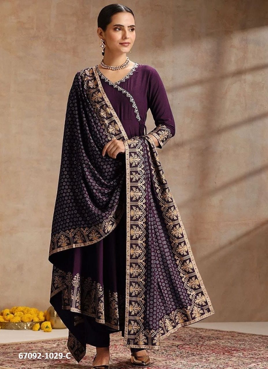 DEISGN 1029 - Catalog # 67092 (Set of 4 Readymade Salwar Suits) DEISGN 1029 - Catalog # 67092 (Set of 4 Readymade Salwar Suits)