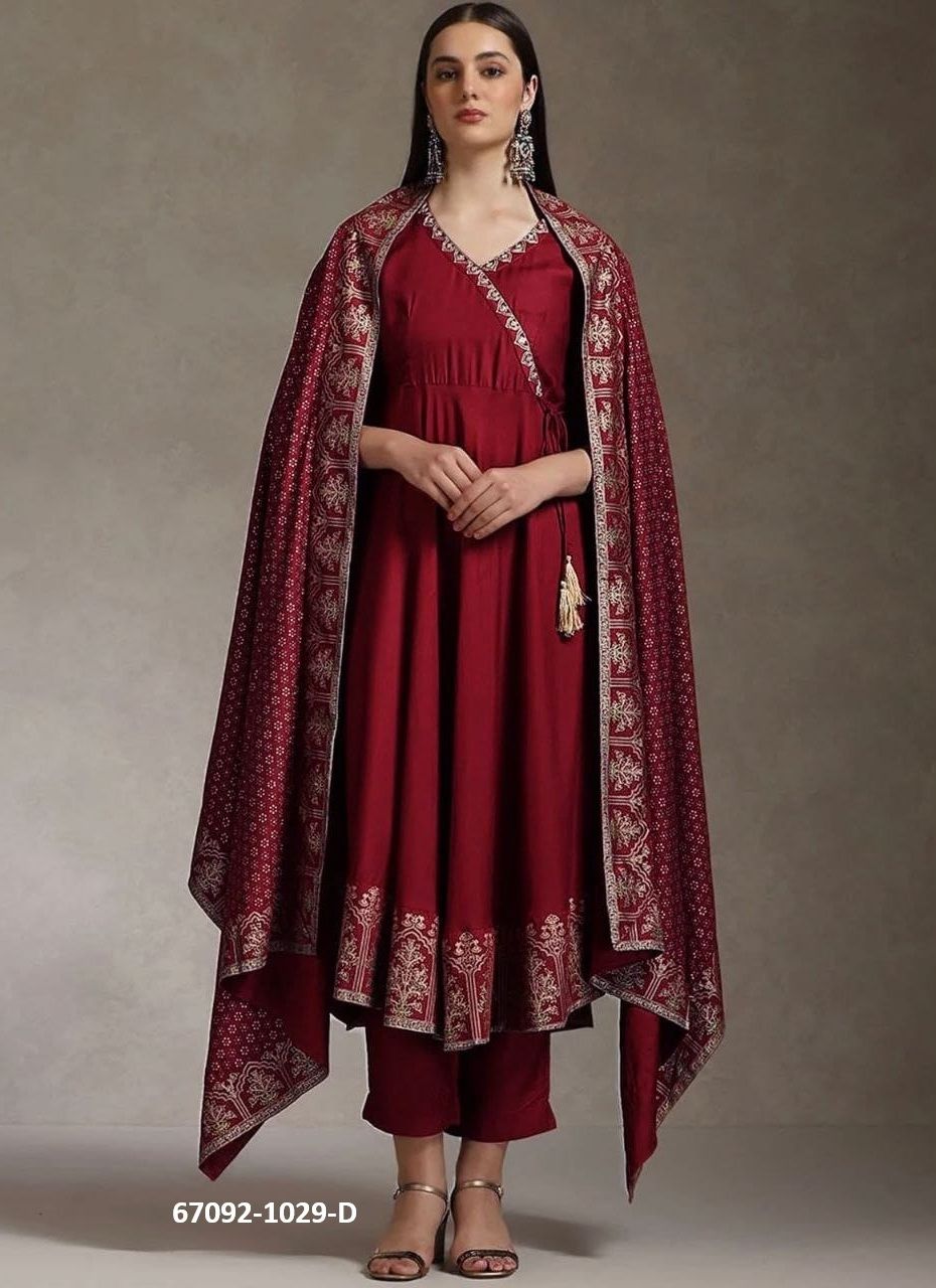 DEISGN 1029 - Catalog # 67092 (Set of 4 Readymade Salwar Suits) DEISGN 1029 - Catalog # 67092 (Set of 4 Readymade Salwar Suits)