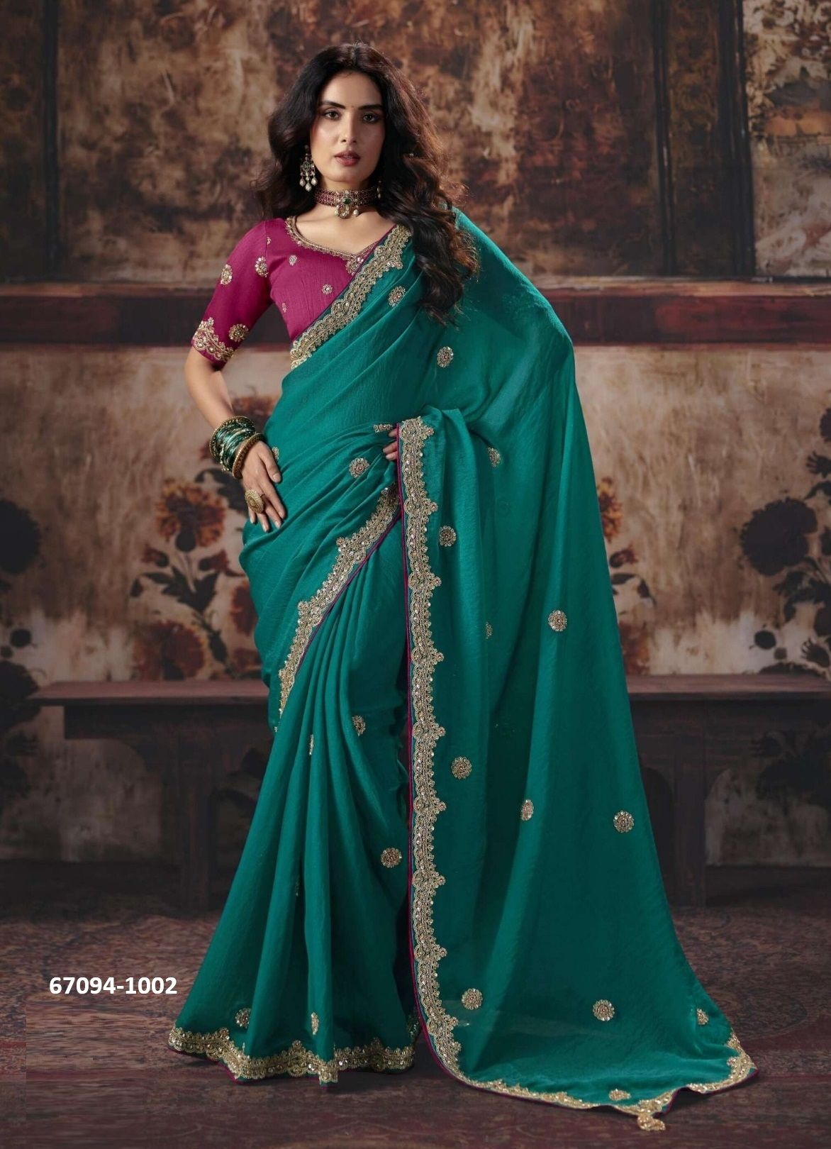 VIRASAT 1 - Catalog # 67094 (Set of 14 Sarees) VIRASAT 1 - Catalog # 67094 (Set of 14 Sarees)