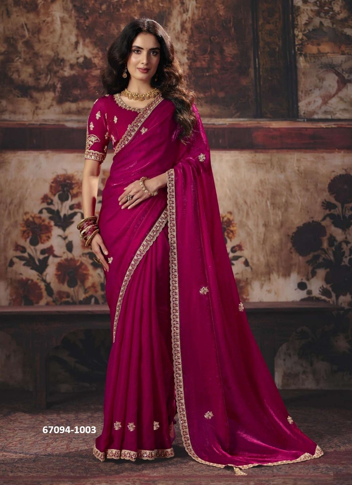 VIRASAT 1 - Catalog # 67094 (Set of 14 Sarees) VIRASAT 1 - Catalog # 67094 (Set of 14 Sarees)