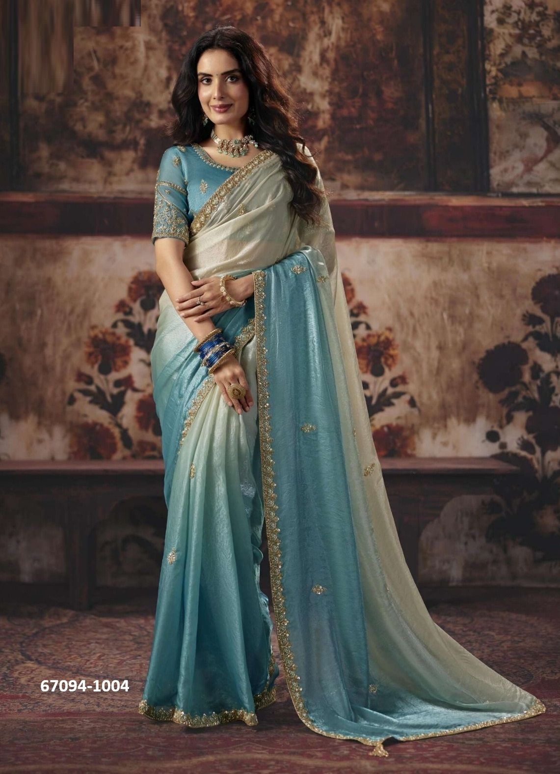 VIRASAT 1 - Catalog # 67094 (Set of 14 Sarees) VIRASAT 1 - Catalog # 67094 (Set of 14 Sarees)
