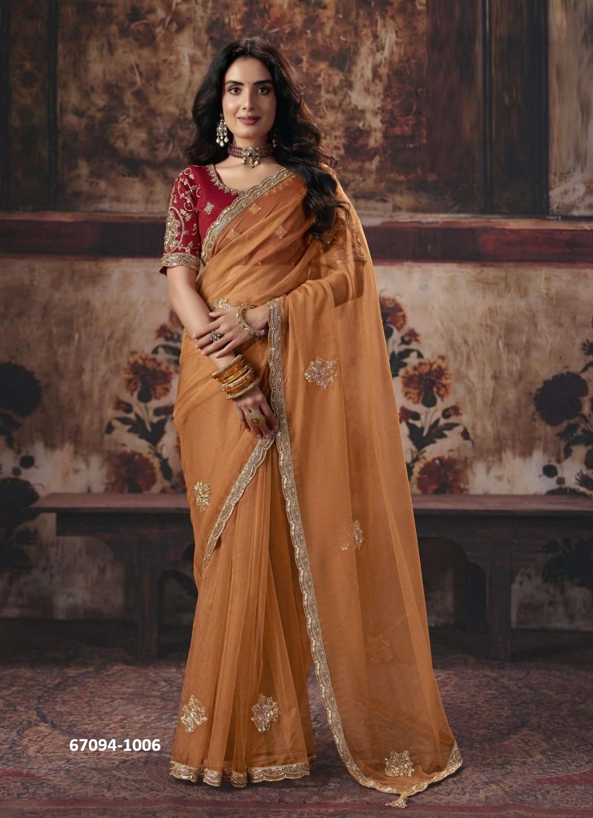 VIRASAT 1 - Catalog # 67094 (Set of 14 Sarees) VIRASAT 1 - Catalog # 67094 (Set of 14 Sarees)