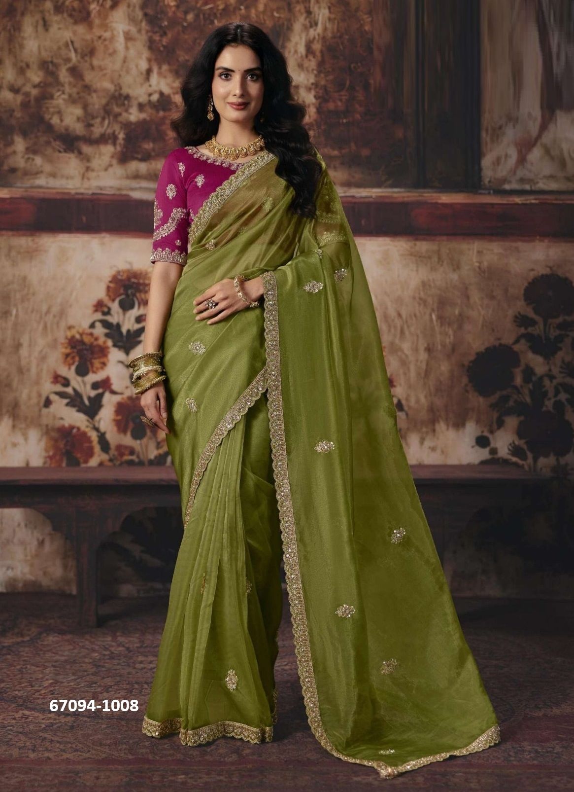 VIRASAT 1 - Catalog # 67094 (Set of 14 Sarees) VIRASAT 1 - Catalog # 67094 (Set of 14 Sarees)
