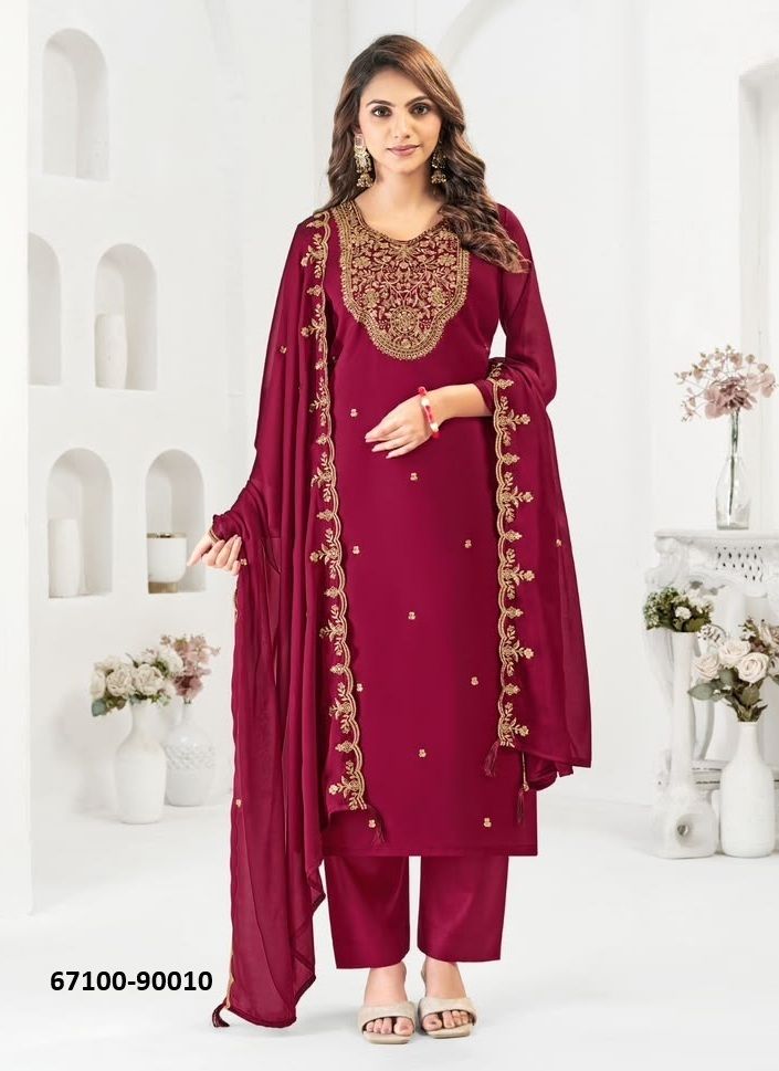MUBEENA - Catalog # 67100 (Set of 11 Readymade Salwar Suits) MUBEENA - Catalog # 67100 (Set of 11 Readymade Salwar Suits)