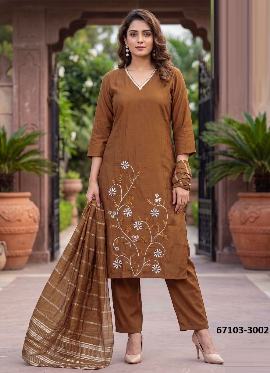 RAAHI 3 - Catalog # 67103 (Set of 8 Readymade Salwar Suits) RAAHI 3 - Catalog # 67103 (Set of 8 Readymade Salwar Suits)