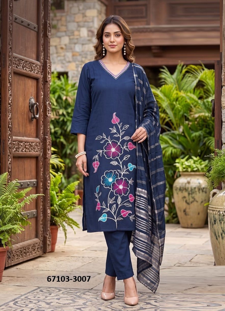 RAAHI 3 - Catalog # 67103 (Set of 8 Readymade Salwar Suits) RAAHI 3 - Catalog # 67103 (Set of 8 Readymade Salwar Suits)