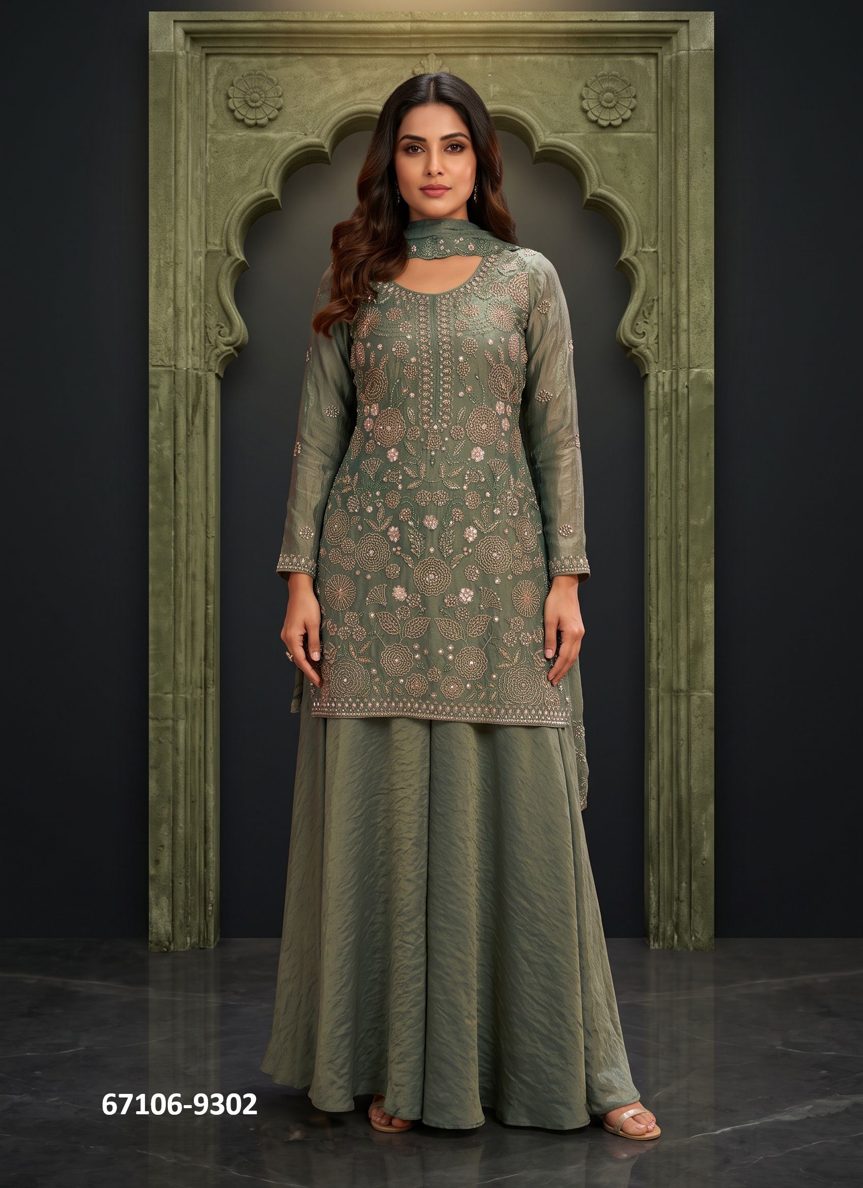 KINJAL - Catalog # 67106 (Set of 2 Readymade Salwar Suits) KINJAL - Catalog # 67106 (Set of 2 Readymade Salwar Suits)