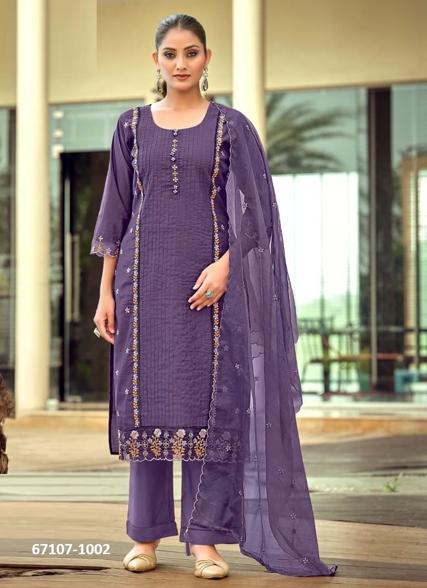WOMIKA 2 - Catalog # 67107 (Set of 6 Readymade Salwar Suits) WOMIKA 2 - Catalog # 67107 (Set of 6 Readymade Salwar Suits)