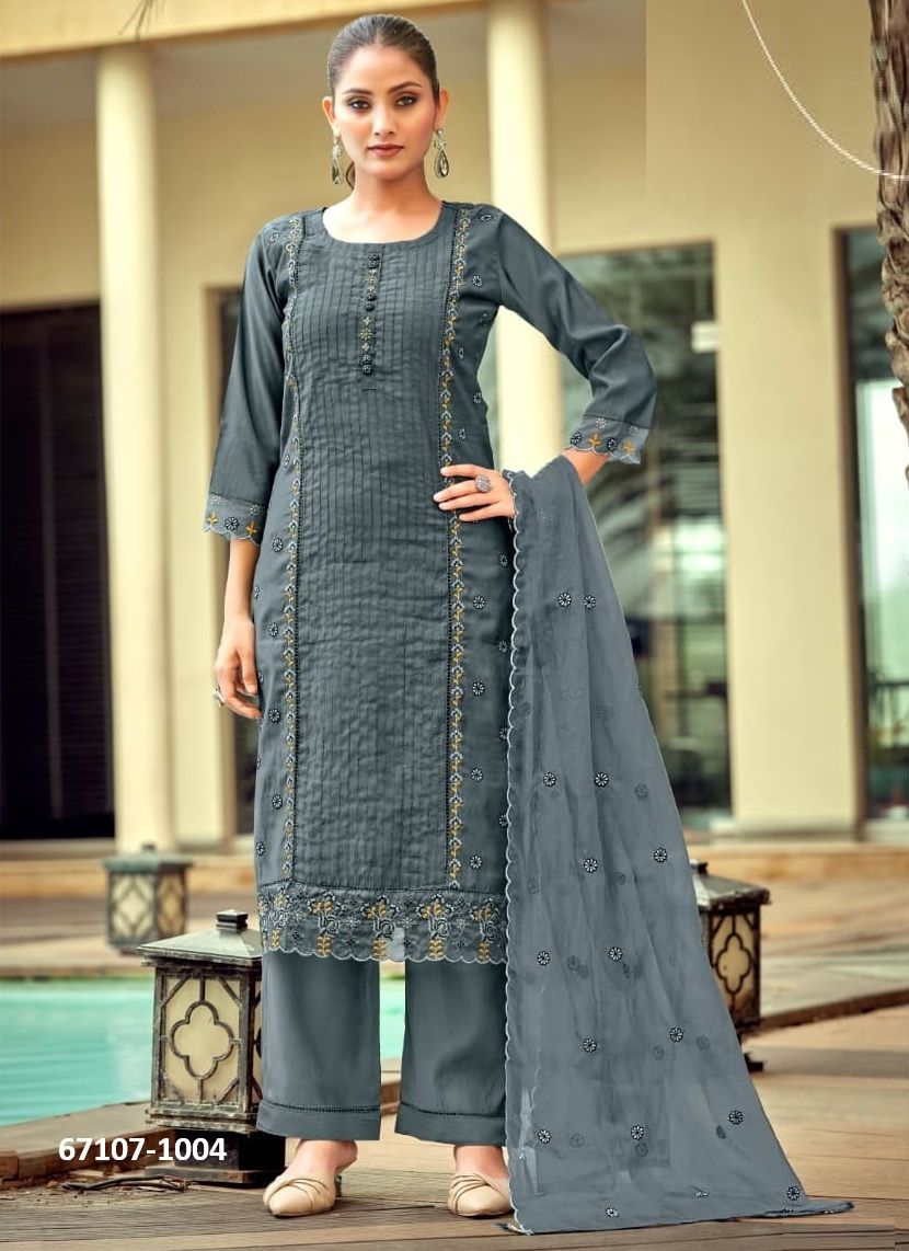 WOMIKA 2 - Catalog # 67107 (Set of 6 Readymade Salwar Suits) WOMIKA 2 - Catalog # 67107 (Set of 6 Readymade Salwar Suits)