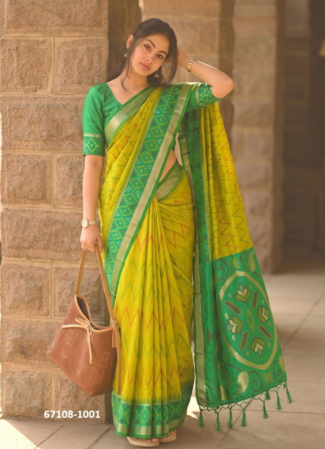 INDRANI SILK - Catalog # 67108 (Set of 6 Sarees) INDRANI SILK - Catalog # 67108 (Set of 6 Sarees)