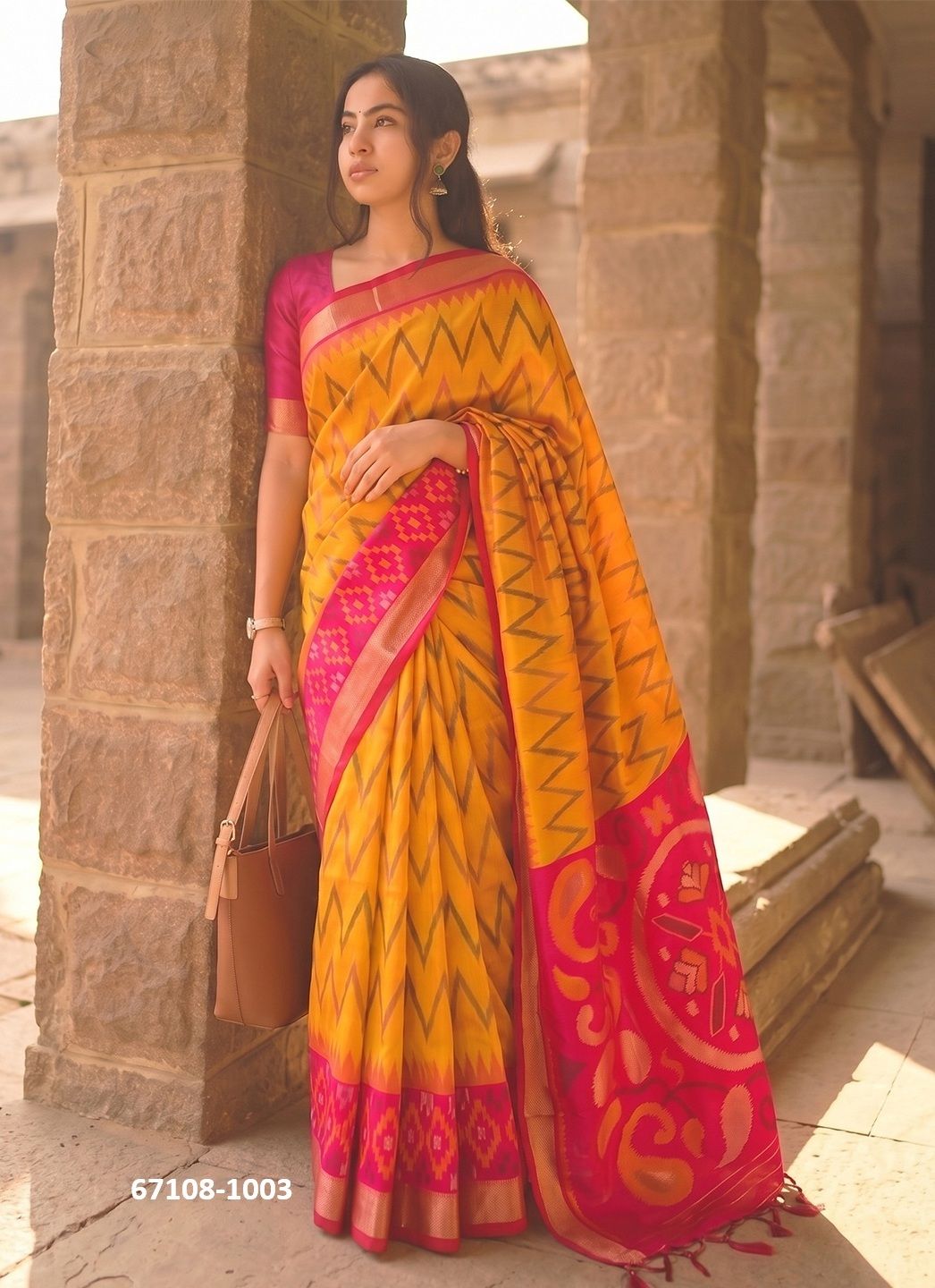 INDRANI SILK - Catalog # 67108 (Set of 6 Sarees) INDRANI SILK - Catalog # 67108 (Set of 6 Sarees)