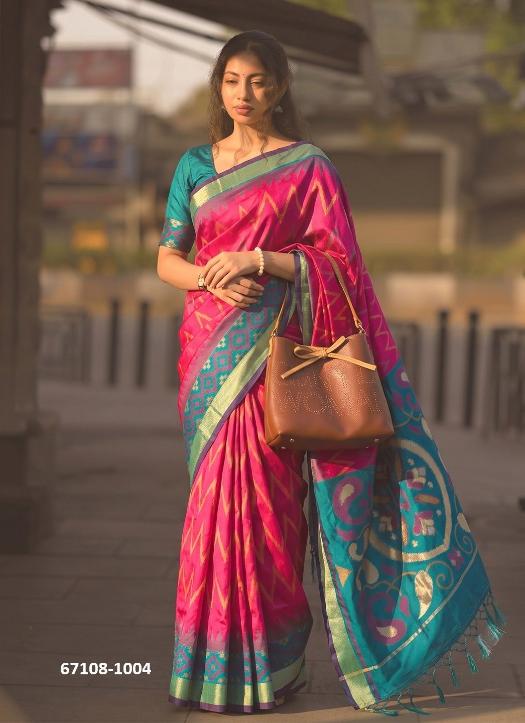 INDRANI SILK - Catalog # 67108 (Set of 6 Sarees) INDRANI SILK - Catalog # 67108 (Set of 6 Sarees)