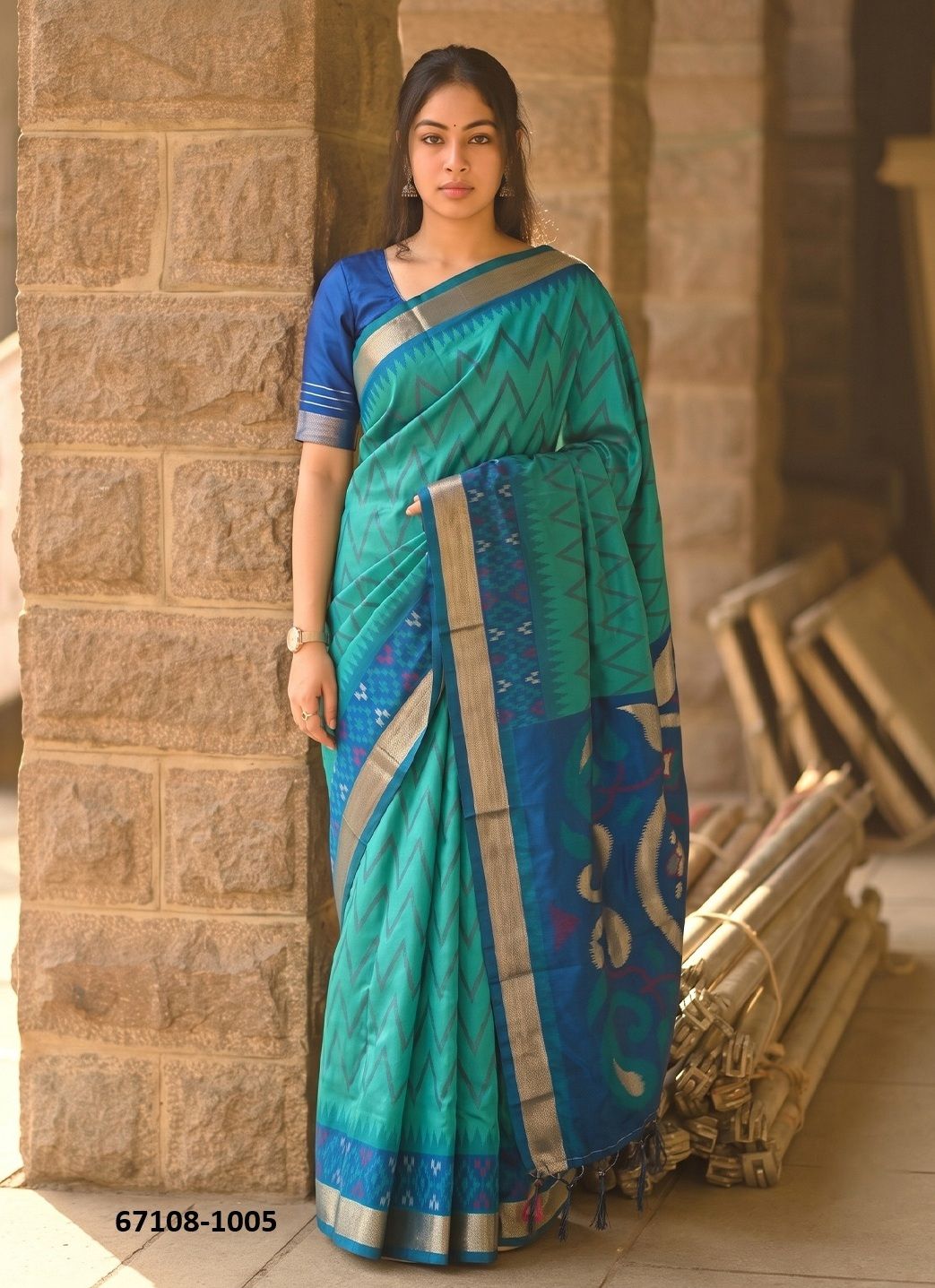 INDRANI SILK - Catalog # 67108 (Set of 6 Sarees) INDRANI SILK - Catalog # 67108 (Set of 6 Sarees)