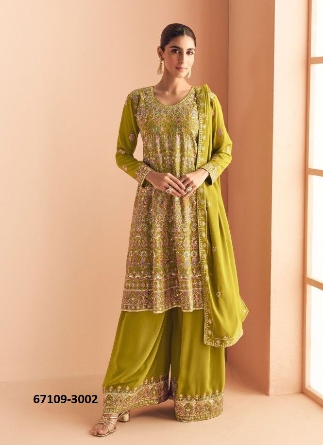 KHUSHI - Catalog # 67109 (Set of 3 Readymade Salwar Suits) KHUSHI - Catalog # 67109 (Set of 3 Readymade Salwar Suits)