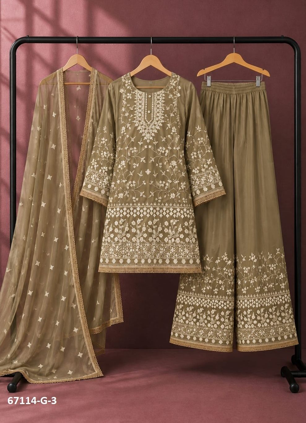 DESIGN G1 - Catalog # 67114 (Set of 5 Readymade Salwar Suits) DESIGN G1 - Catalog # 67114 (Set of 5 Readymade Salwar Suits)