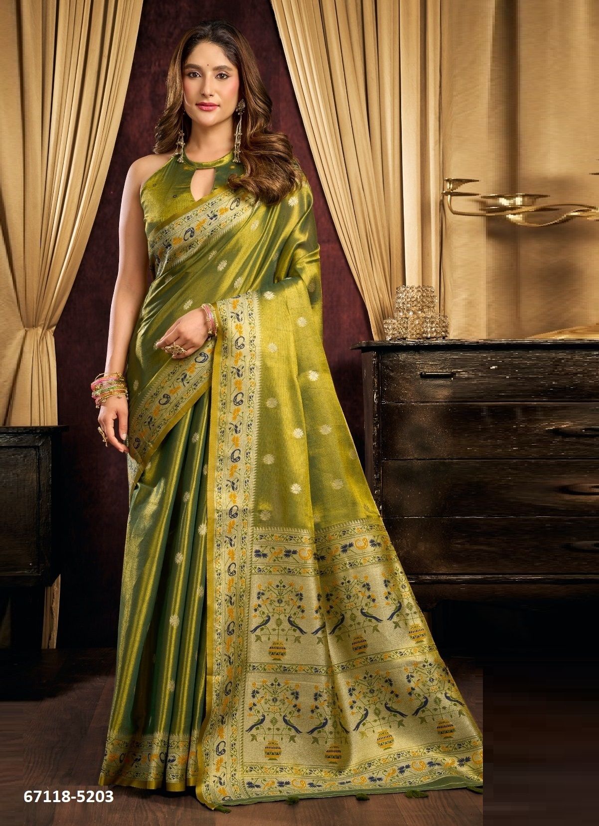 SAIRA - Catalog # 67118 (Set of 6 Sarees) SAIRA - Catalog # 67118 (Set of 6 Sarees)