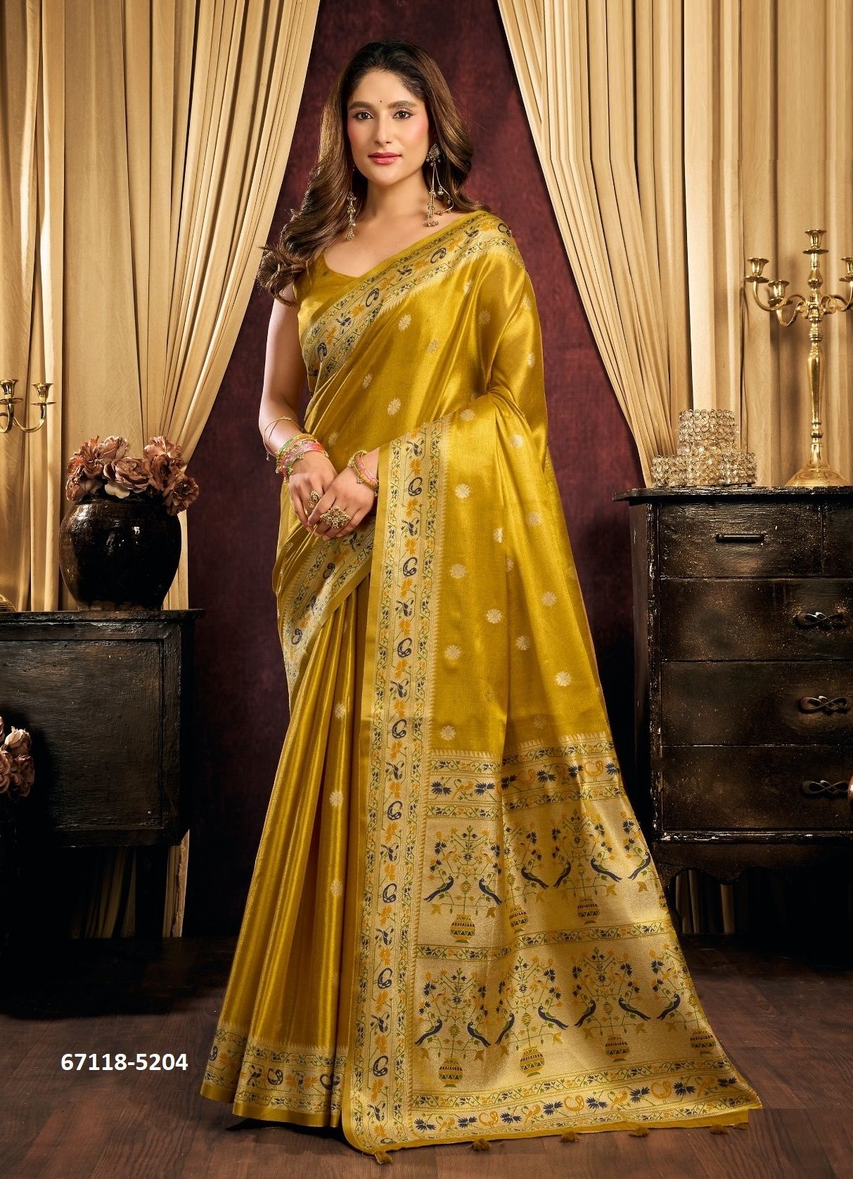 SAIRA - Catalog # 67118 (Set of 6 Sarees) SAIRA - Catalog # 67118 (Set of 6 Sarees)