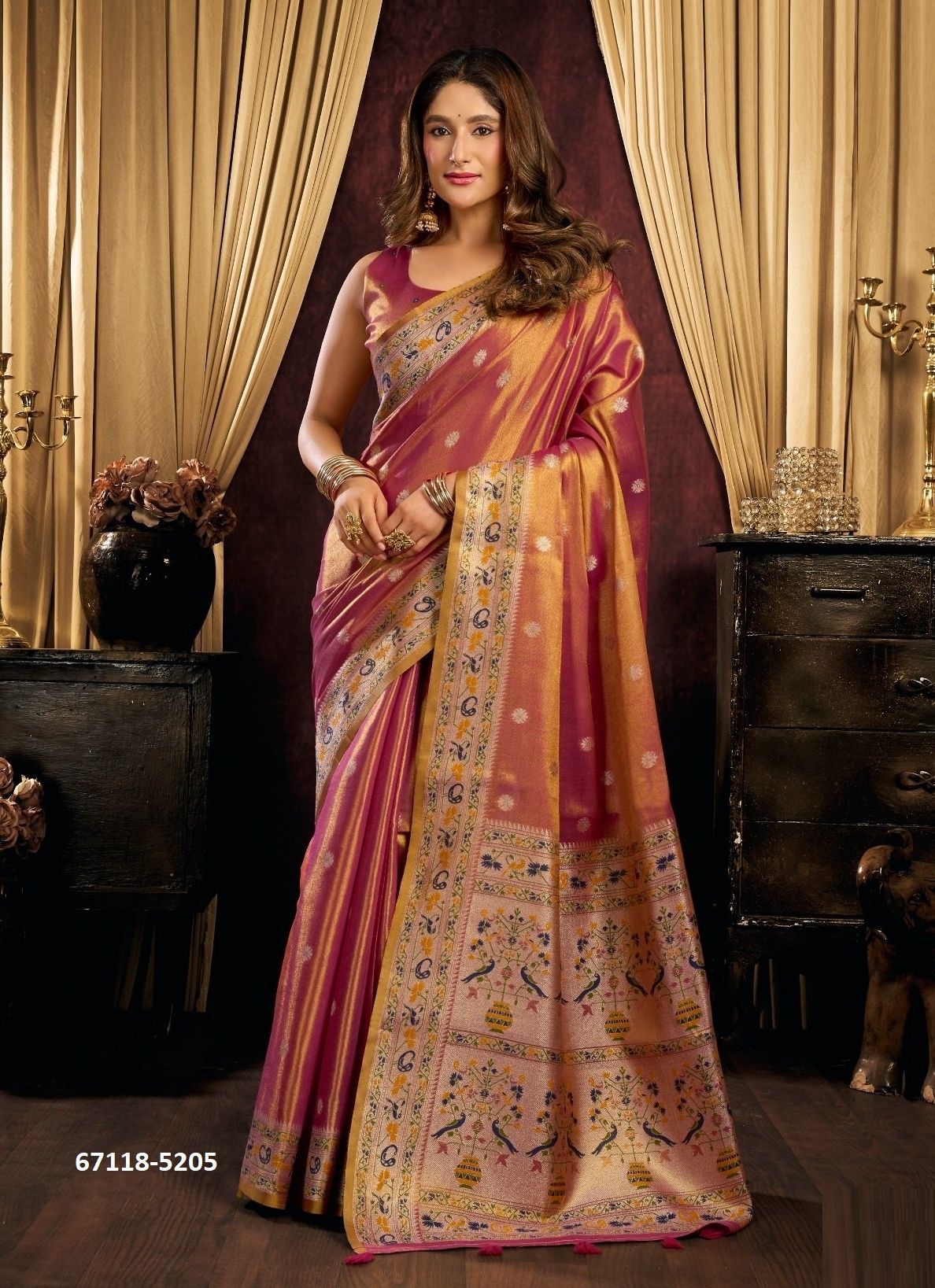 SAIRA - Catalog # 67118 (Set of 6 Sarees) SAIRA - Catalog # 67118 (Set of 6 Sarees)