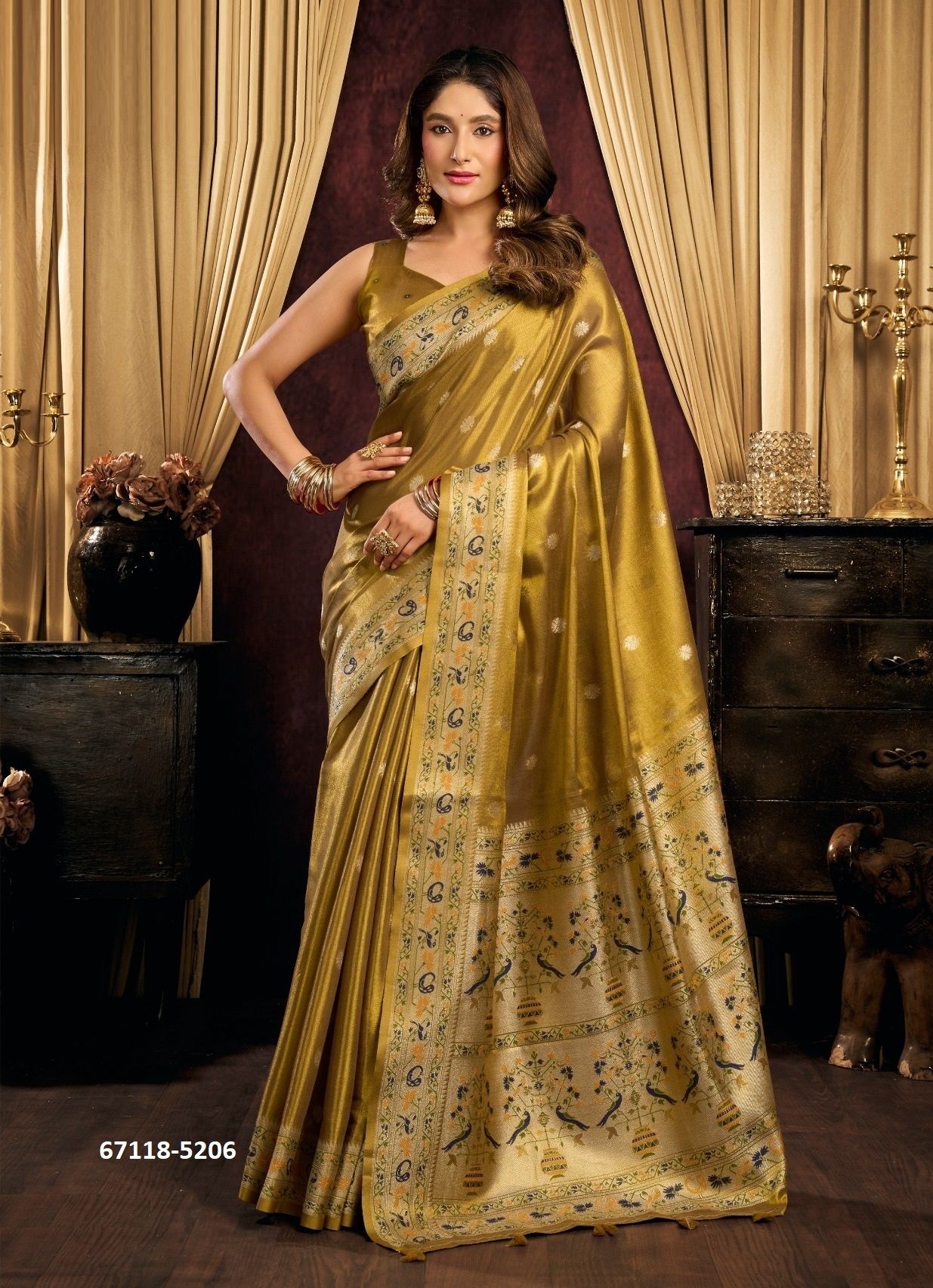 SAIRA - Catalog # 67118 (Set of 6 Sarees) SAIRA - Catalog # 67118 (Set of 6 Sarees)