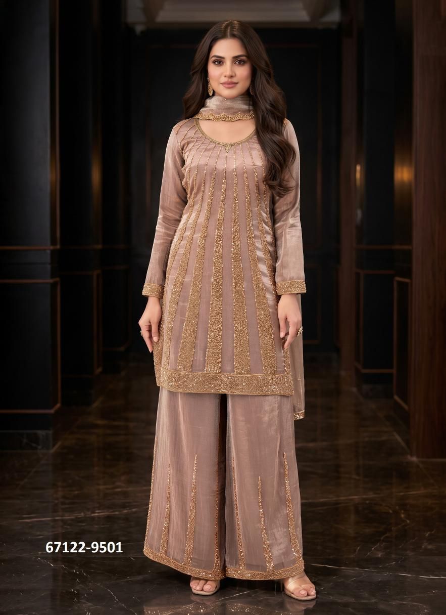 PREETI - Catalog # 67122 (Set of 2 Readymade Salwar Suits) PREETI - Catalog # 67122 (Set of 2 Readymade Salwar Suits)