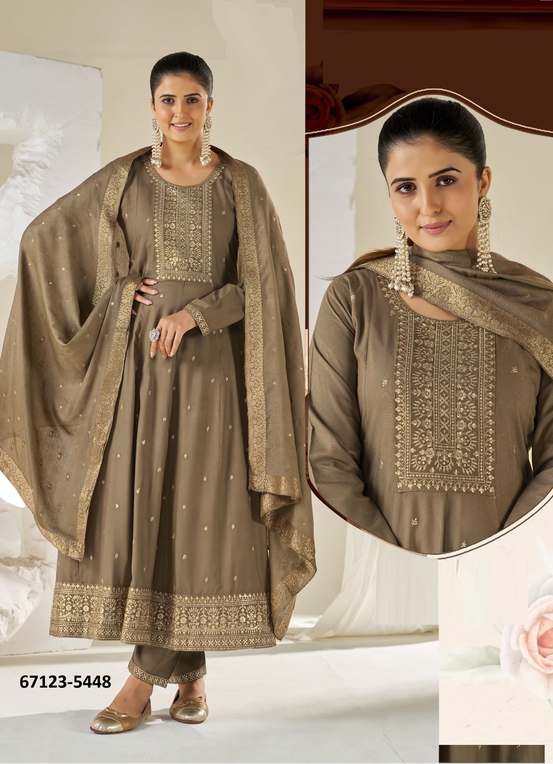 CALISTA PLUS SIZE - Catalog # 67123 (Set of 30 SIZE-SETS [Readymade Salwar Suits])