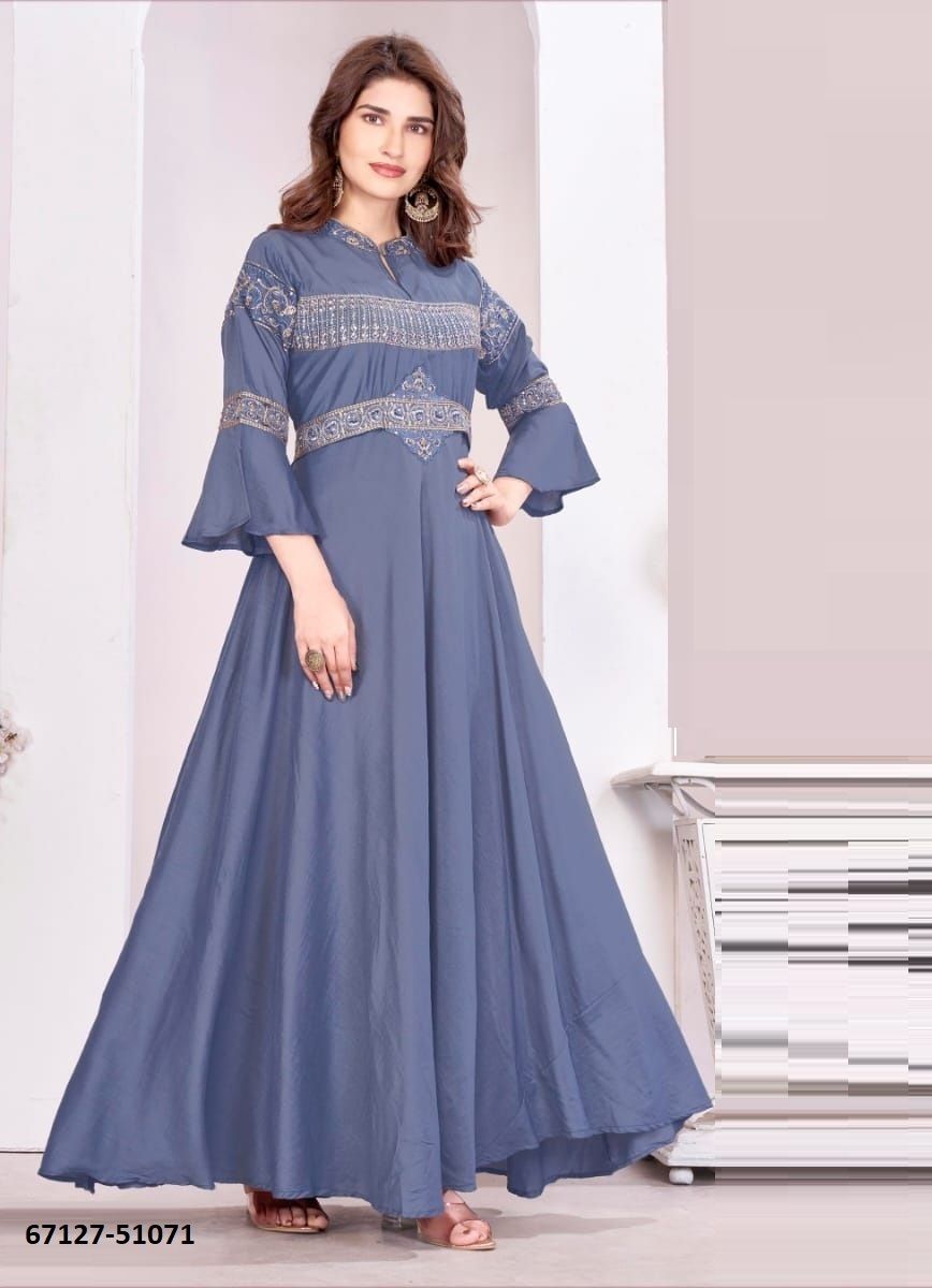 YASHVI 1 - Catalog # 67127 (Set of 3 Readymade Gowns) YASHVI 1 - Catalog # 67127 (Set of 3 Readymade Gowns)