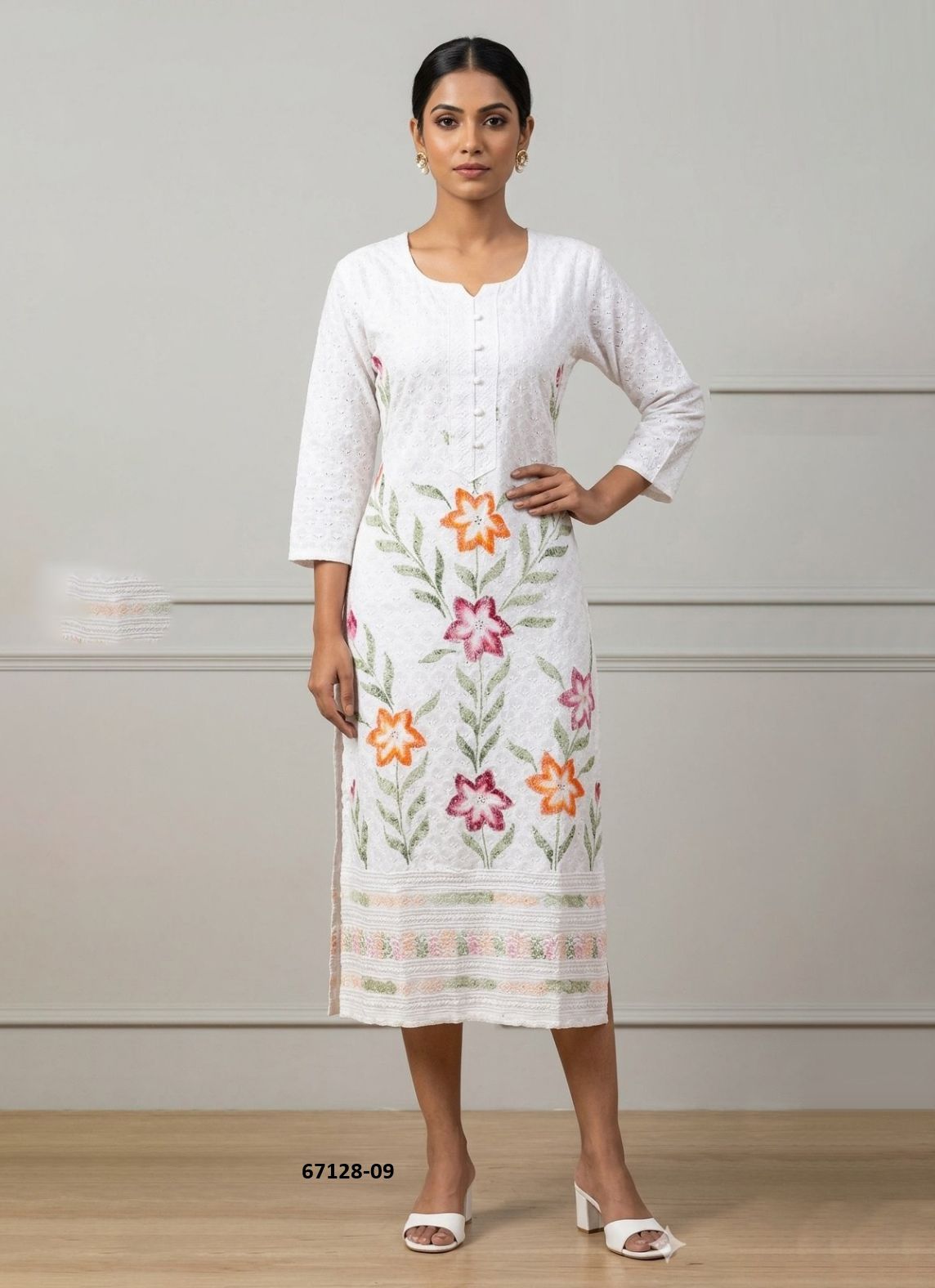 BLUSH - Catalog # 67128 (Set of 4 SIZE-SETS [Readymade Women's Kurtis / Tops])