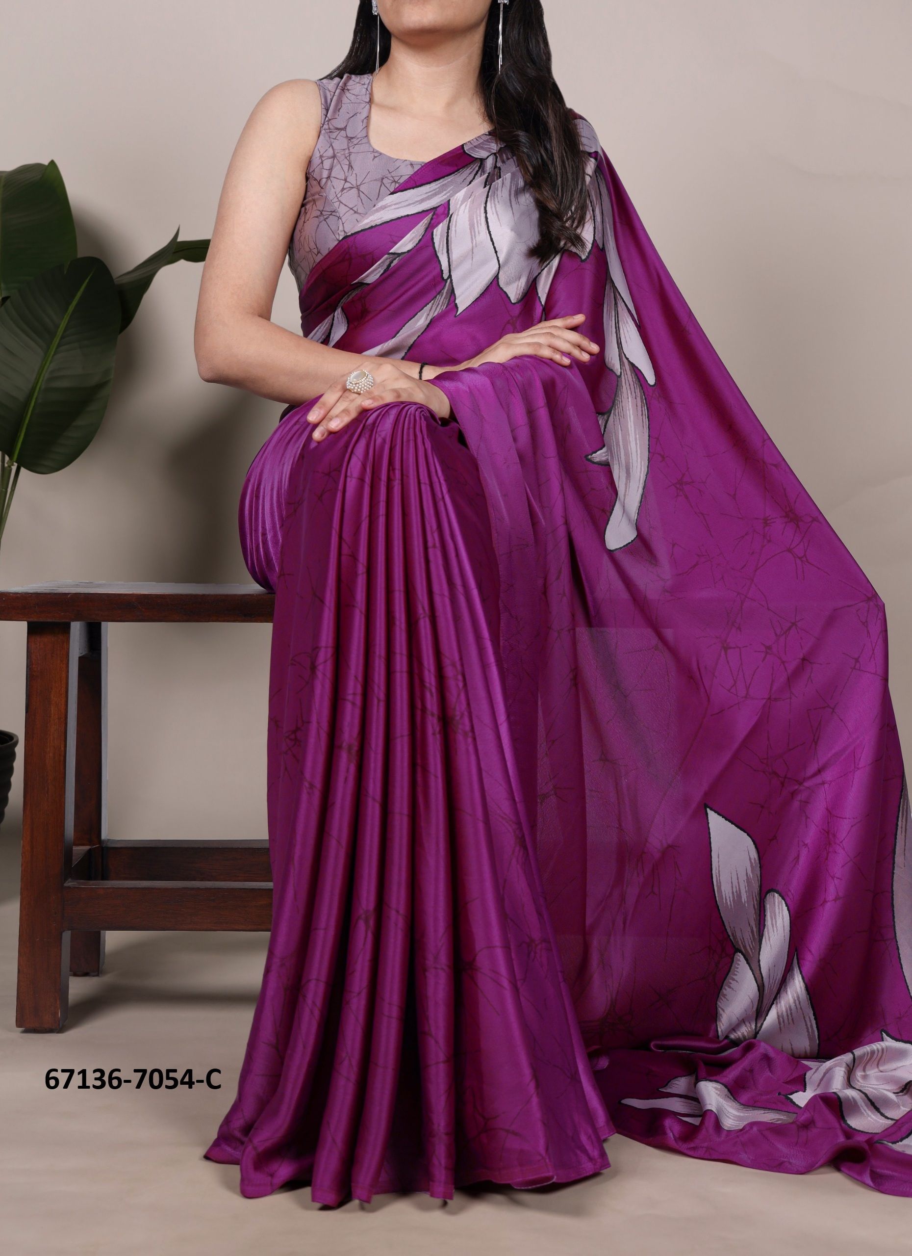 DEISGN 7054 - Catalog # 67136 (Set of 3 Sarees) DEISGN 7054 - Catalog # 67136 (Set of 3 Sarees)