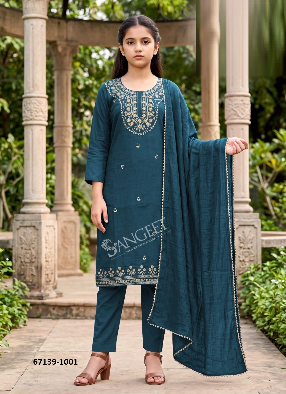 JANVI 3 - Catalog # 67139 (Set of 6 Readymade Salwar Suits) JANVI 3 - Catalog # 67139 (Set of 6 Readymade Salwar Suits)