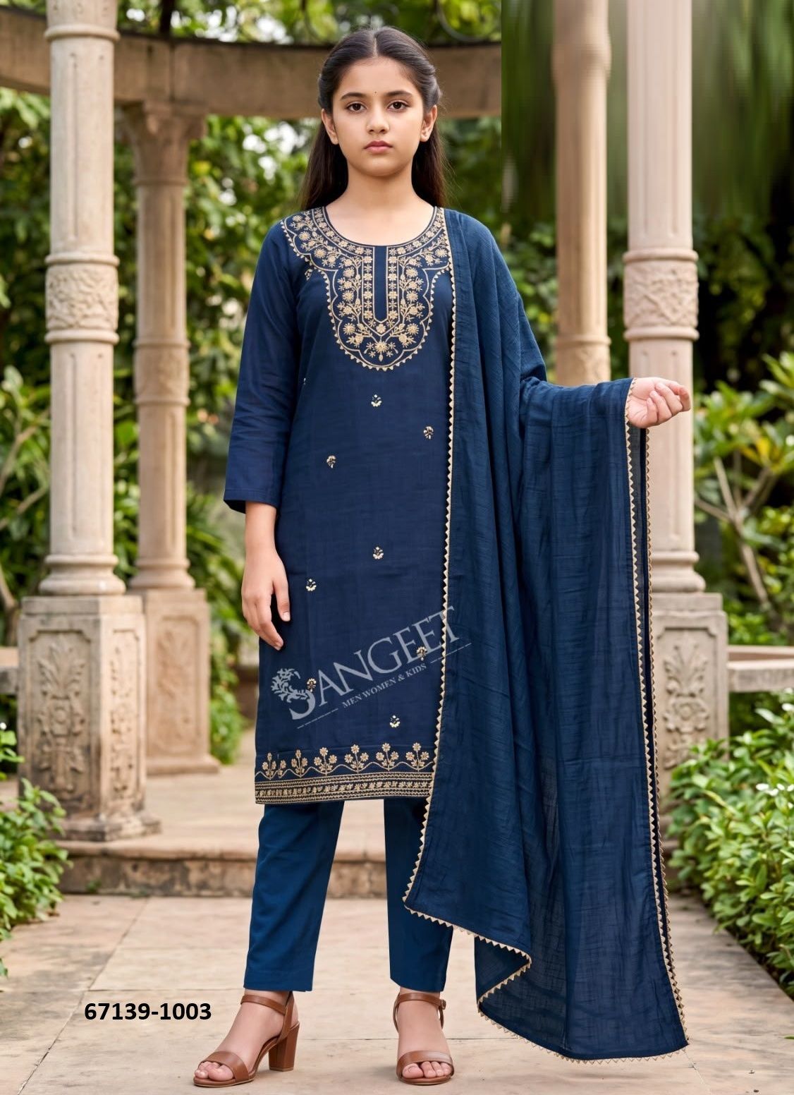 JANVI 3 - Catalog # 67139 (Set of 6 Readymade Salwar Suits) JANVI 3 - Catalog # 67139 (Set of 6 Readymade Salwar Suits)