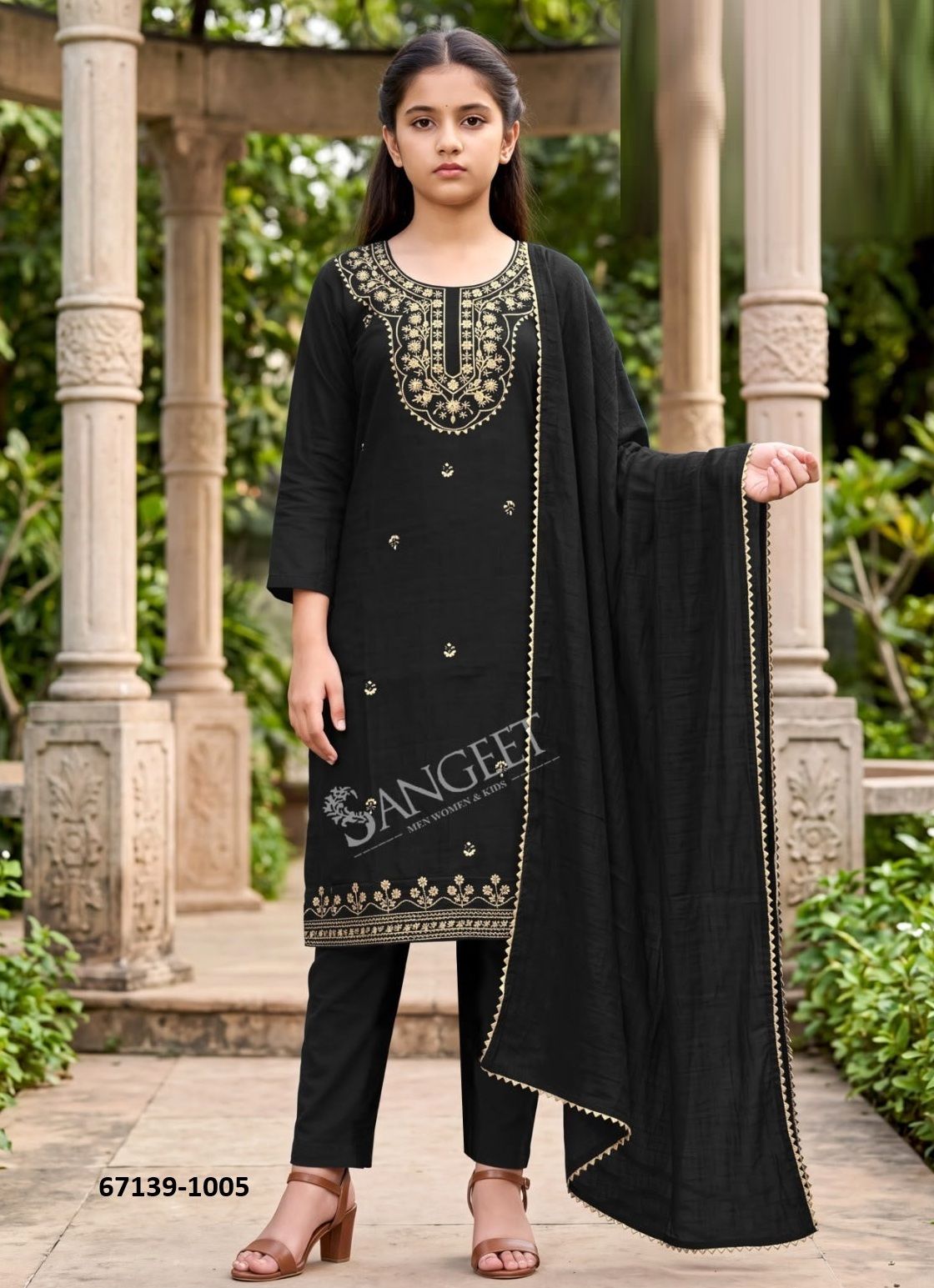 JANVI 3 - Catalog # 67139 (Set of 6 Readymade Salwar Suits) JANVI 3 - Catalog # 67139 (Set of 6 Readymade Salwar Suits)