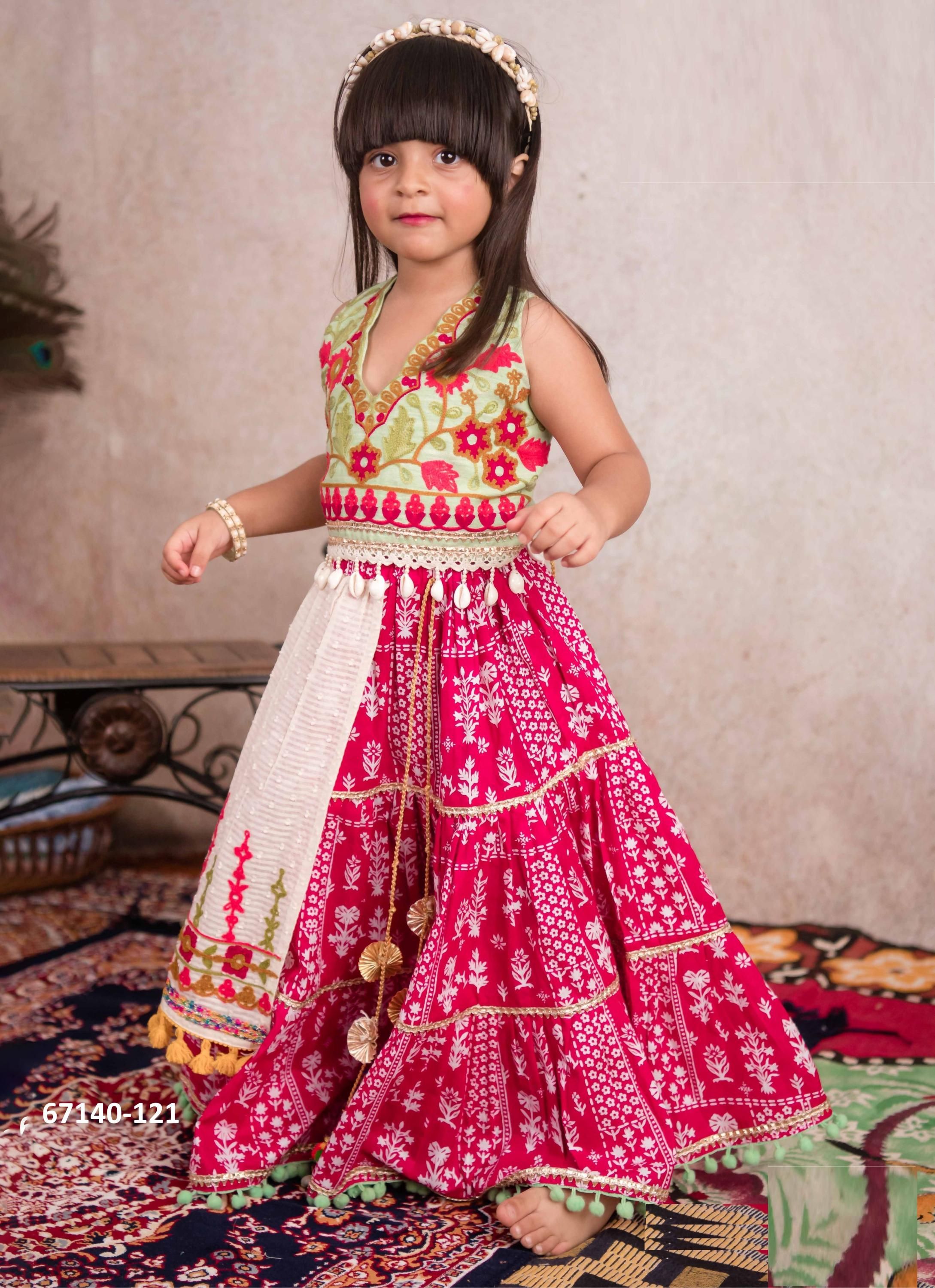 NAVRATRI SPECIAL KIDS LEHENGA CO-ORD SET 1 - Catalog # 67140 (Set of 8 Readymade Lehengas) NAVRATRI SPECIAL KIDS LEHENGA CO-ORD SET 1 - Catalog # 67140 (Set of 8 Readymade Lehengas)